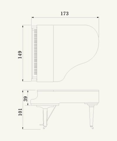 Yamaha C2X Acoustic Grand Piano