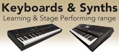 Keyboard and Synths Banner