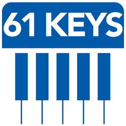 61 Full Size Piano Keys